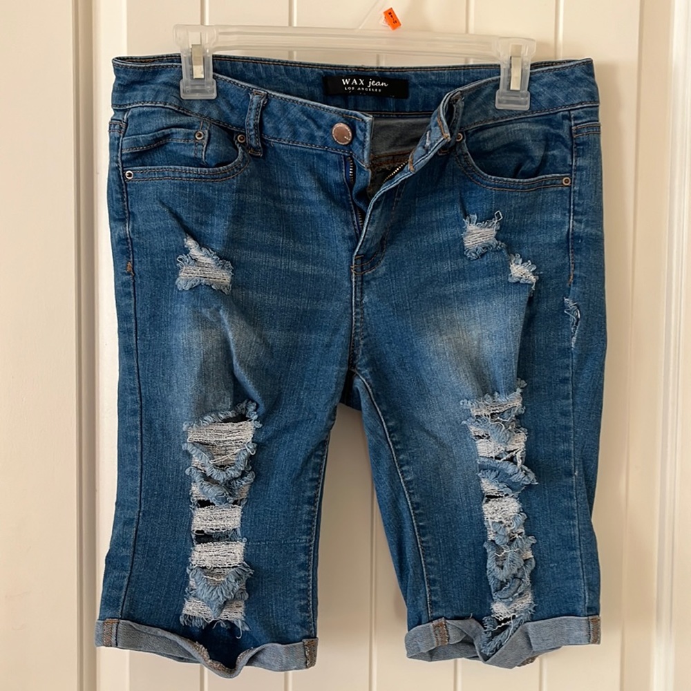 Medium Blue Bermuda Shorts